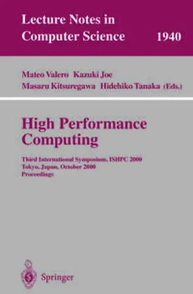 Valero / Joe / Kitsuregawa | High Performance Computing | E-Book | sack.de