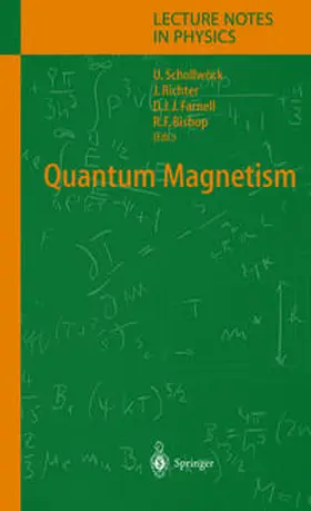 Schollwöck / Richter / Farnell |  Quantum Magnetism | eBook | Sack Fachmedien