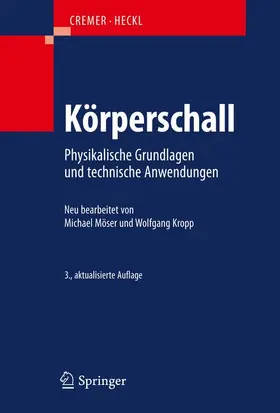 Kropp / Möser / Cremer |  Körperschall | Buch |  Sack Fachmedien