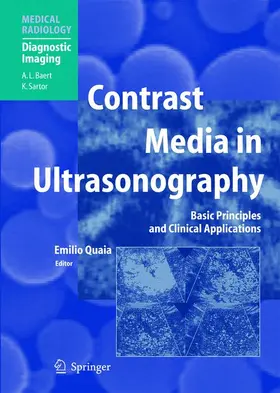 Quaia |  Contrast Media in Ultrasonography | Buch |  Sack Fachmedien