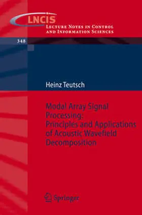 Teutsch | Modal Array Signal Processing: Principles and Applications of Acoustic Wavefield Decomposition | E-Book | sack.de