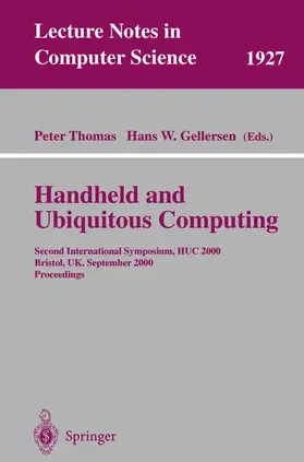 Gellersen / Thomas |  Handheld and Ubiquitous Computing | Buch |  Sack Fachmedien