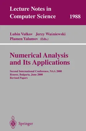 Vulkov / Yalamov / Wasniewski |  Numerical Analysis and Its Applications | Buch |  Sack Fachmedien