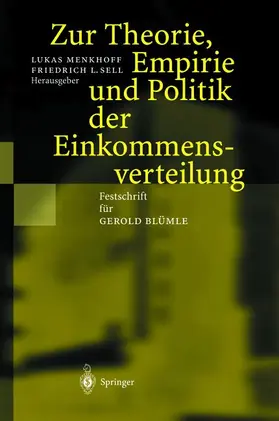 Sell / Menkhoff |  Zur Theorie, Empirie und Politik der Einkommensverteilung | Buch |  Sack Fachmedien