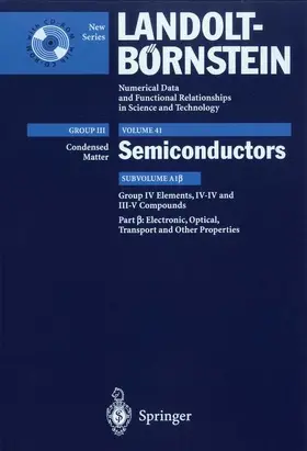 Rössler |  Electronic, Transport, Optical and Other Properties | Buch |  Sack Fachmedien