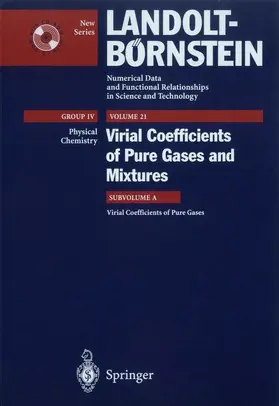Frenkel / Marsh |  Virial Coefficients of Pure Gases | Buch |  Sack Fachmedien