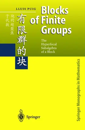 Puig |  Blocks of Finite Groups | Buch |  Sack Fachmedien