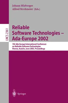Blieberger / Strohmeier |  Reliable Software Technologies - Ada-Europe 2002 | Buch |  Sack Fachmedien