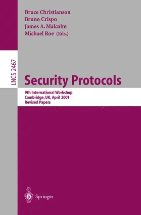 Christianson / Roe / Crispo |  Security Protocols | Buch |  Sack Fachmedien