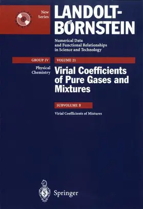 Dymond / Marsh / Wilhoit |  Virial Coefficients of Pure Gases and Mixtures | Buch |  Sack Fachmedien