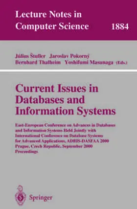 Stuller / Pokorny / Thalheim |  Current Issues in Databases and Information Systems | eBook | Sack Fachmedien