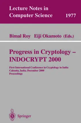 Roy / Okamoto | Progress in Cryptology - INDOCRYPT 2000 | E-Book | www2.sack.de