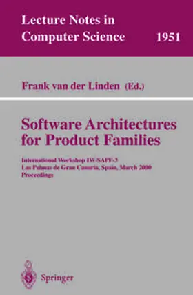 Linden |  Software Architectures for Product Families | eBook | Sack Fachmedien