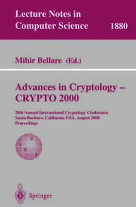 Bellare | Advances in Cryptology - CRYPTO 2000 | E-Book | sack.de
