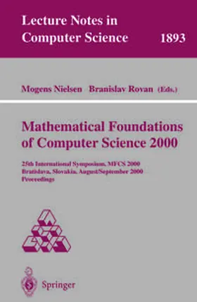 Nielsen / Rovan | Mathematical Foundations of Computer Science 2000 | E-Book | sack.de