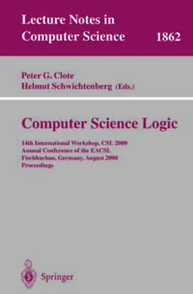 Clote / Schwichtenberg |  Computer Science Logic | eBook | Sack Fachmedien