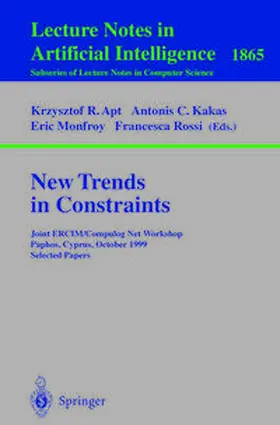 Apt / Kakas / Monfroy |  New Trends in Constraints | eBook | Sack Fachmedien