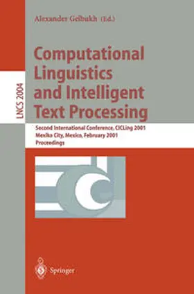 Gelbukh | Computational Linguistics and Intelligent Text Processing | E-Book | sack.de