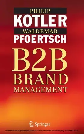 Kotler / Pfoertsch |  B2B Brand Management | eBook | Sack Fachmedien