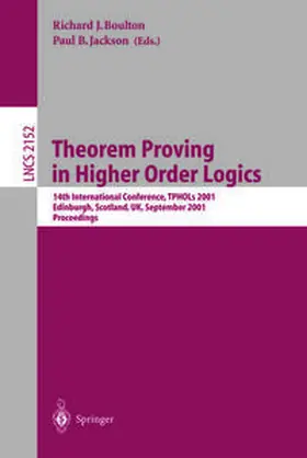 Boulton / Jackson | Theorem Proving in Higher Order Logics | E-Book | www2.sack.de