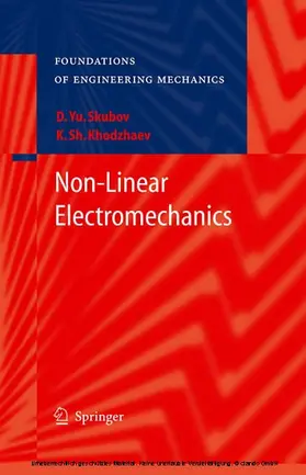 Skubov / Khodzhaev | Non-Linear Electromechanics | E-Book | sack.de