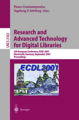 Constantopoulos / Solvberg | Research and Advanced Technology for Digital Libraries | E-Book | sack.de