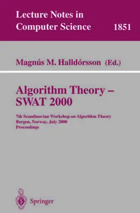 Halldorsson | Algorithm Theory - SWAT 2000 | E-Book | sack.de