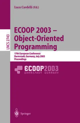 Cardelli | ECOOP 2003 - Object-Oriented Programming | E-Book | sack.de