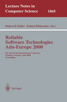 Keller / Plödereder | Reliable Software Technologies Ada-Europe 2000 | E-Book | www2.sack.de