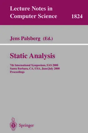 Palsberg | Static Analysis | E-Book | www2.sack.de