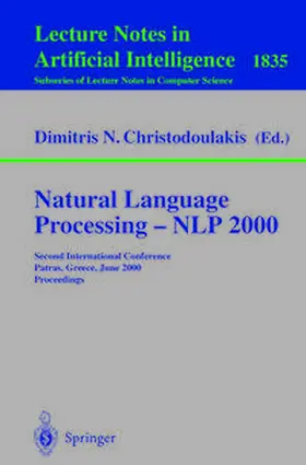 Christodoulakis | Natural Language Processing - NLP 2000 | E-Book | sack.de