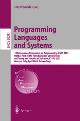 Sands |  Programming Languages and Systems | eBook | Sack Fachmedien