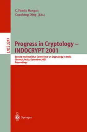 Rangan / Ding | Progress in Cryptology - INDOCRYPT 2001 | E-Book | sack.de