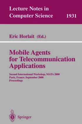 Horlait | Mobile Agents for Telecommunication Applications | E-Book | sack.de