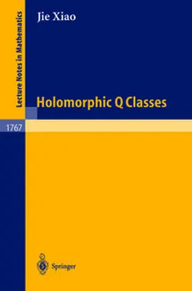 Xiao | Holomorphic Q Classes | E-Book | sack.de