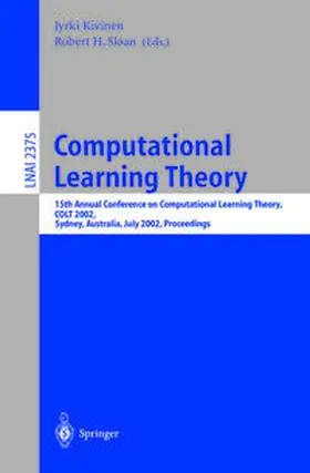 Kivinen / Sloan | Computational Learning Theory | E-Book | www2.sack.de