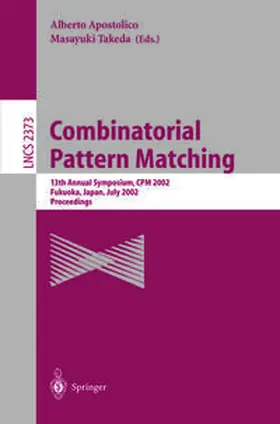 Apostolico / Takeda | Combinatorial Pattern Matching | E-Book | sack.de