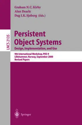 Kirby / Dearle / Sjoberg | Persistent Object Systems: Design, Implementation, and Use | E-Book | sack.de