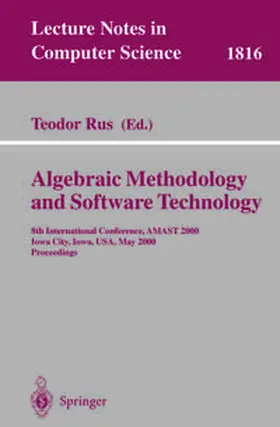 Rus | Algebraic Methodology and Software Technology | E-Book | sack.de