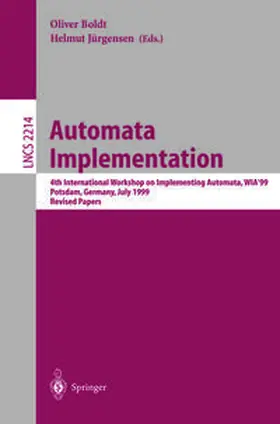 Boldt / Jürgensen | Automata Implementation | E-Book | www2.sack.de