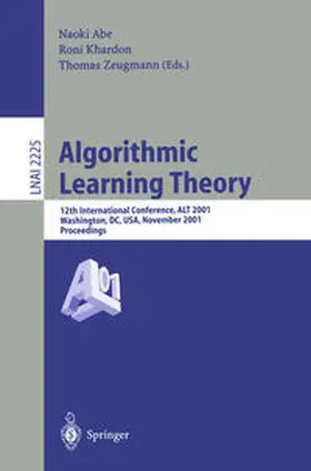 Abe / Khardon / Zeugmann | Algorithmic Learning Theory | E-Book | sack.de