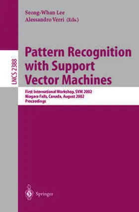 Lee / Verri | Pattern Recognition with Support Vector Machines | E-Book | www2.sack.de