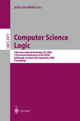 Bradfield | Computer Science Logic | E-Book | www2.sack.de