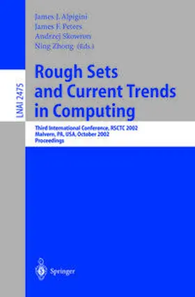 Alpigini / Peters / Skowron | Rough Sets and Current Trends in Computing | E-Book | sack.de