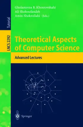 Khosrovshahi / Shokoufandeh / Shokrollahi | Theoretical Aspects of Computer Science | E-Book | www2.sack.de
