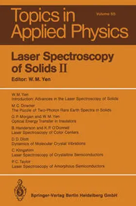Yen |  Laser Spectroscopy of Solids II | eBook | Sack Fachmedien