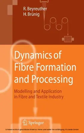 Beyreuther / Brünig |  Dynamics of Fibre Formation and Processing | eBook | Sack Fachmedien
