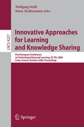 Nejdl / Tochtermann | Innovative Approaches for Learning and Knowledge Sharing | E-Book | sack.de