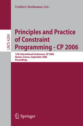 Benhamou | Principles and Practice of Constraint Programming - CP 2006 | E-Book | sack.de