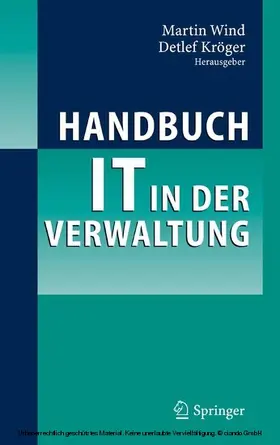 Wind / Kröger |  Handbuch IT in der Verwaltung | eBook | Sack Fachmedien